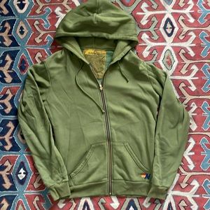 Aviator Nation Metallic Lightening Bolt Hoodie